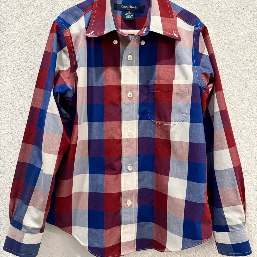 Brooks Brothers Boys Plaid Shirt